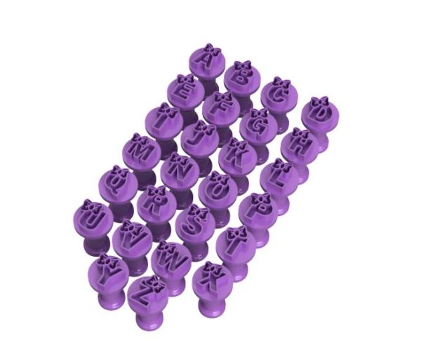 Alfabeto 26 Letras- Modelo Laço - Imagem 2