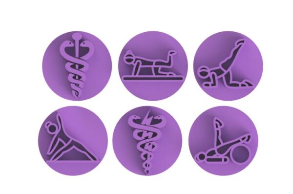 Carimbo para Doce - Fisioterapia