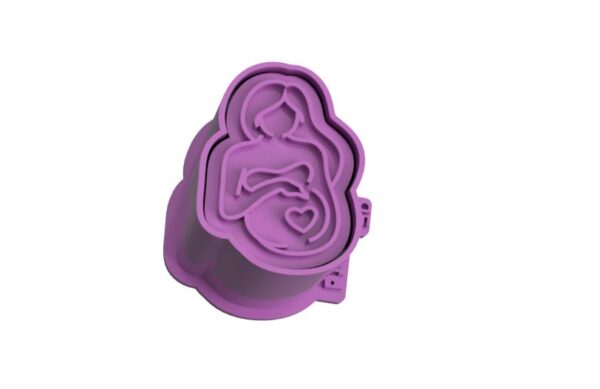 Ejetor para Doces e Brigadeiros Modelo Mamãe Grávida - Imagem 2