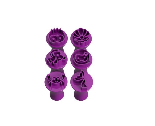 Carimbo para Doces e Brigadeiro – Modelo Ariel (6 Pinos)