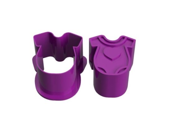 Ejetor para Doce e Brigadeiro – Modelo Body para Chá de Bebê
