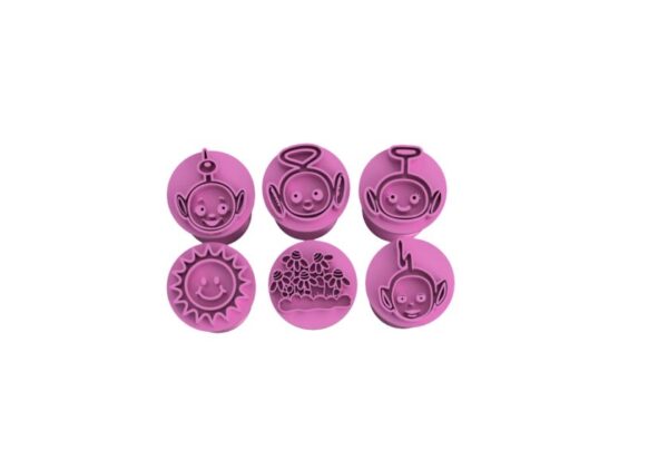 Carimbo Teletubbies para Doces e Brigadeiros – Conjunto com 6 Pinos - Imagem 3