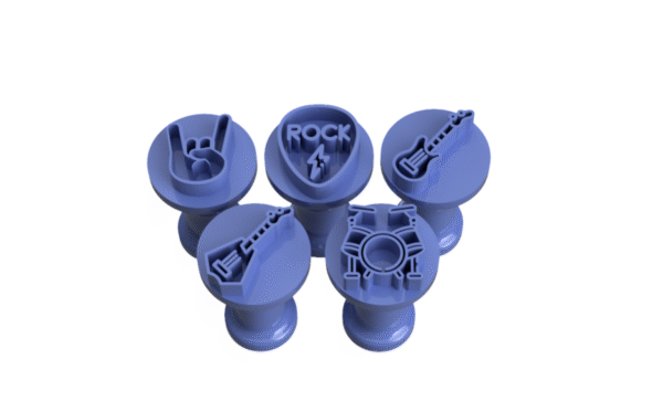 Carimbo para Doces e Brigadeiro Rock And Roll